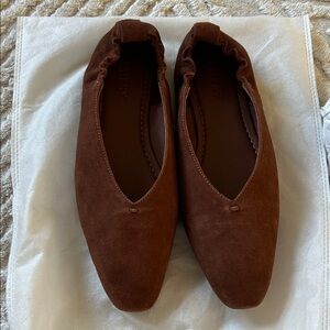 A.emery Brown Suede Women's Flats